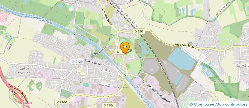 localisation de l'entreprise IPPON CLUB AUBYGEOIS  AUBY