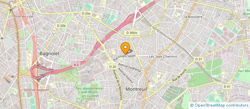 localisation de l'entreprise IPPON KARATE CLUB MONTREUIL  MONTREUIL