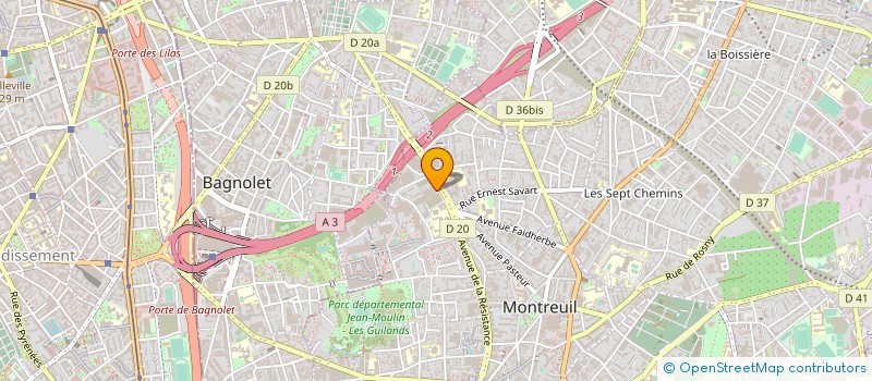 localisation de l'entreprise IPR à MONTREUIL