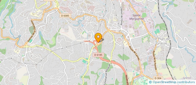 localisation de l'entreprise IPRAZUR à GRASSE