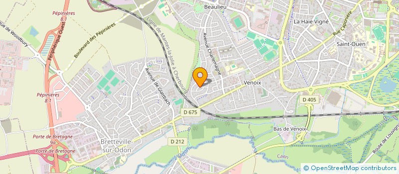 localisation de l'entreprise IPRO CORPORATE à CAEN