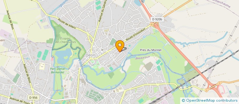 localisation de l'entreprise IPRO FORMATION à DEOLS