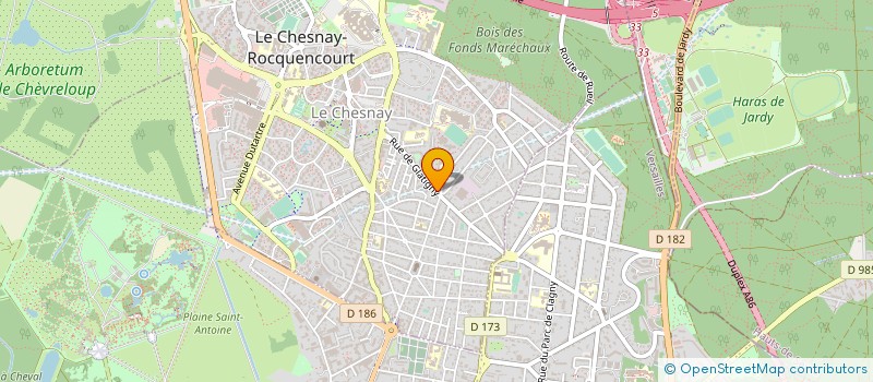 localisation de l'entreprise IPRO TECHNIC'S  LE CHESNAY-ROCQUENCOURT