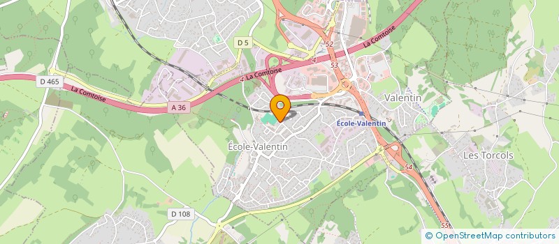 localisation de l'entreprise IPS à ECOLE-VALENTIN