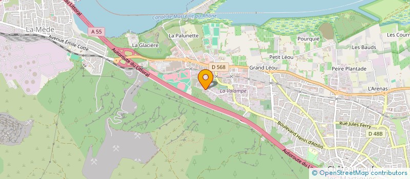 localisation de l'entreprise IPS CONSULTANTS  CHATEAUNEUF-LES-MARTIGUES