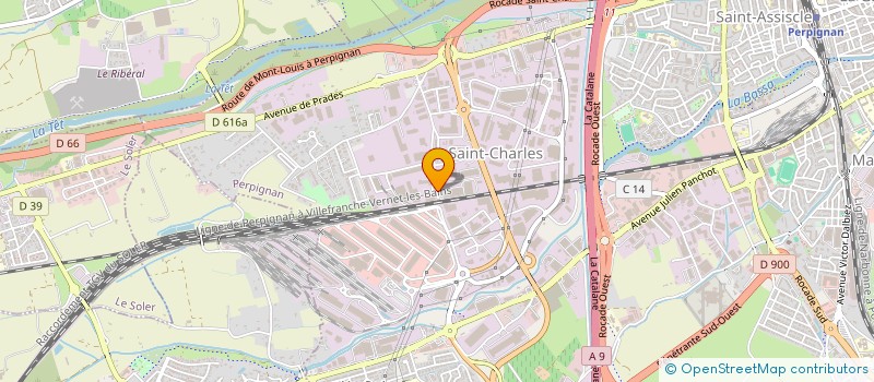 localisation de l'entreprise IPS&CPS SAS  PERPIGNAN