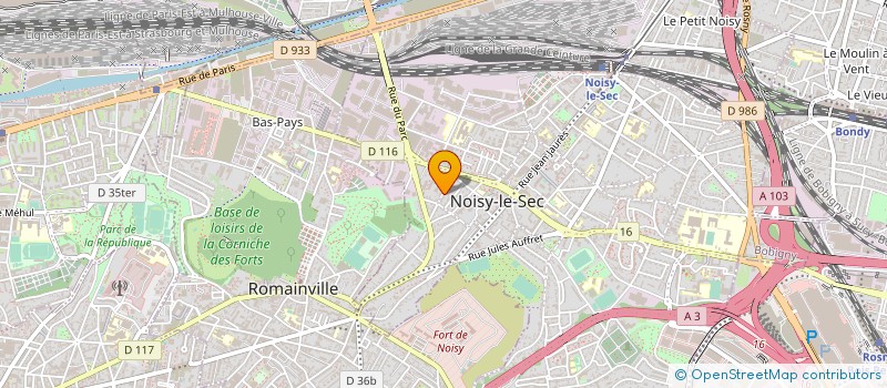 localisation de l'entreprise IPS FORMA à NOISY-LE-SEC