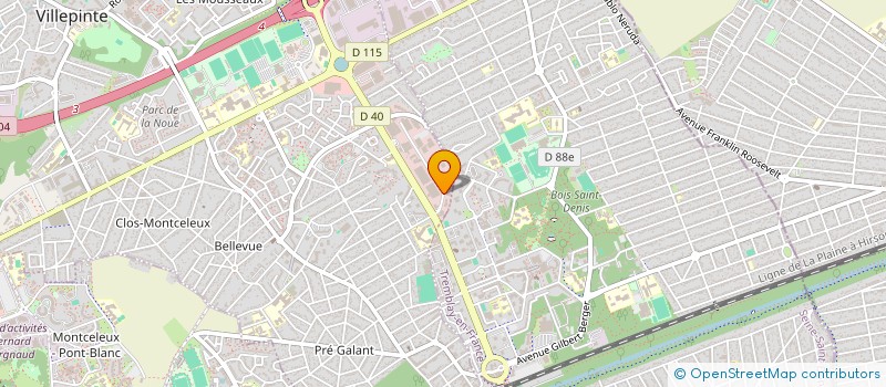 localisation de l'entreprise IPS INFORMATIQUE  VILLEPINTE
