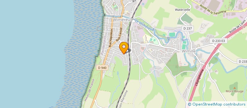 localisation de l'entreprise IPS LINE  WIMEREUX