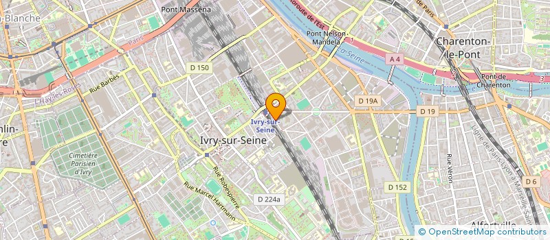 localisation de l'entreprise IPSA SPACE SYSTEMS  IVRY-SUR-SEINE