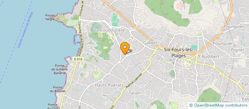 localisation de l'entreprise IPSAAT à SIX-FOURS-LES-PLAGES