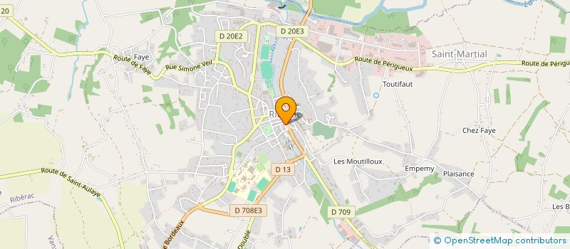 localisation de l'entreprise IPSE IDEM à RIBERAC