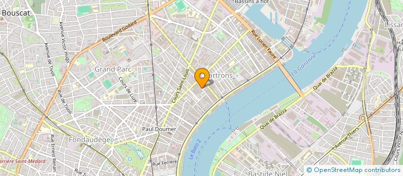 localisation de l'entreprise IPSENS  BORDEAUX