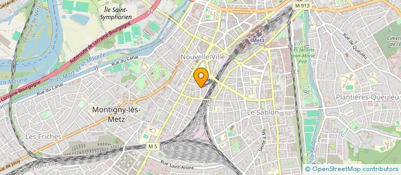 localisation de l'entreprise IPSFR  METZ