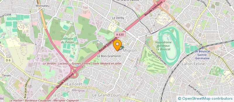 localisation de l'entreprise IPSILON FORMATIONS & CONSEILS  EYSINES