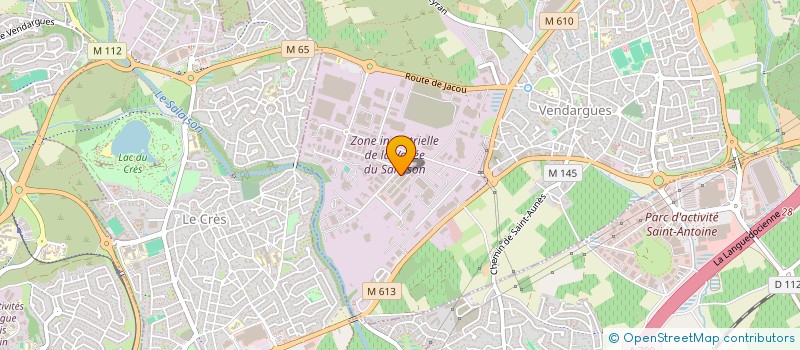 localisation de l'entreprise IPSIP à VENDARGUES