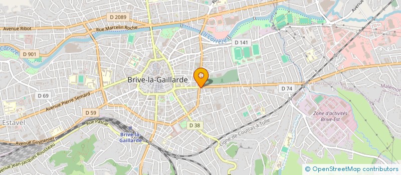 localisation de l'entreprise IPSIS à BRIVE-LA-GAILLARDE