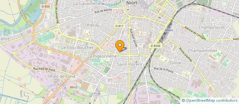 localisation de l'entreprise IPSO 2  NIORT