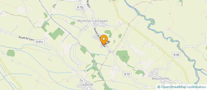 localisation de l'entreprise IPSO  MONTCLAR-LAURAGAIS