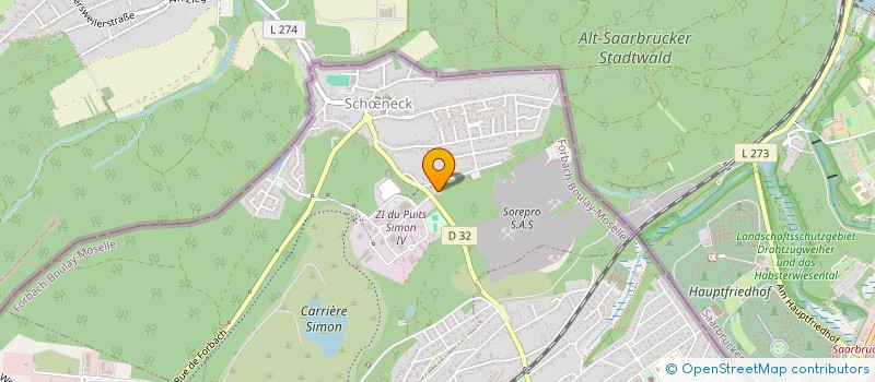 localisation de l'entreprise IPSO DIGITAL  SCHNECK