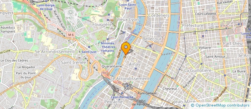 localisation de l'entreprise IPSO FACTO  LYON