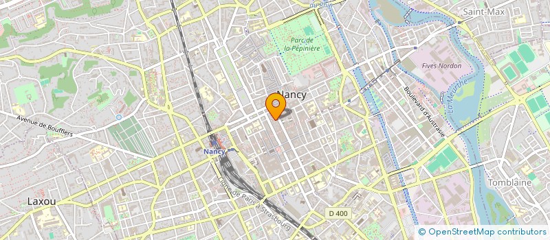 localisation de l'entreprise IPSO FACTO à NANCY