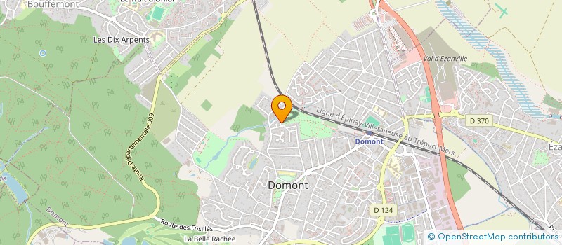 localisation de l'entreprise IPSO FACTO  DOMONT