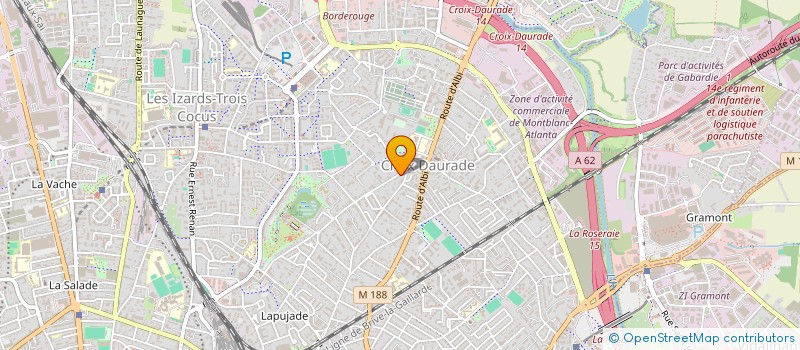 localisation de l'entreprise IPSO FACTO à TOULOUSE