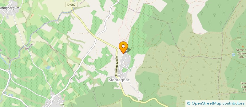 localisation de l'entreprise IPSO FACTO  MONTAGNAC