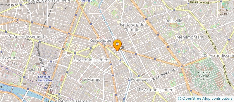 localisation de l'entreprise IPSO FACTO ET CPMPAGNIES  PARIS