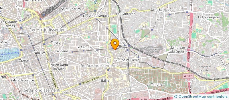localisation de l'entreprise IPSO FACTO IF à MARSEILLE