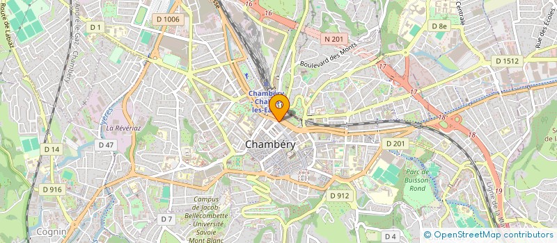 localisation de l'entreprise IPSO FACTO INVESTISSEMENTS  CHAMBERY