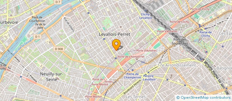 localisation de l'entreprise IPSO FACTO PRODUCTIONS à LEVALLOIS-PERRET