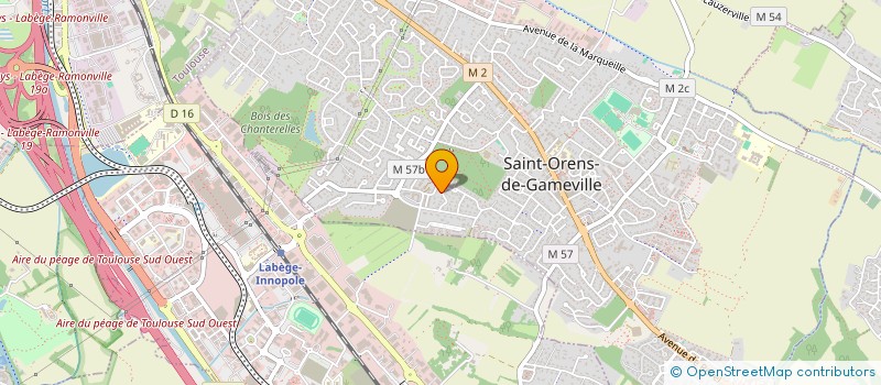 localisation de l'entreprise IPSO INVEST  SAINT-ORENS-DE-GAMEVILLE