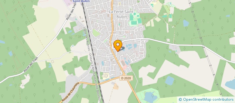 localisation de l'entreprise IPSOM à LA FERTE-SAINT-AUBIN