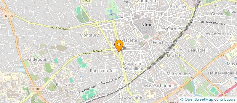 localisation de l'entreprise IPSOS à NIMES