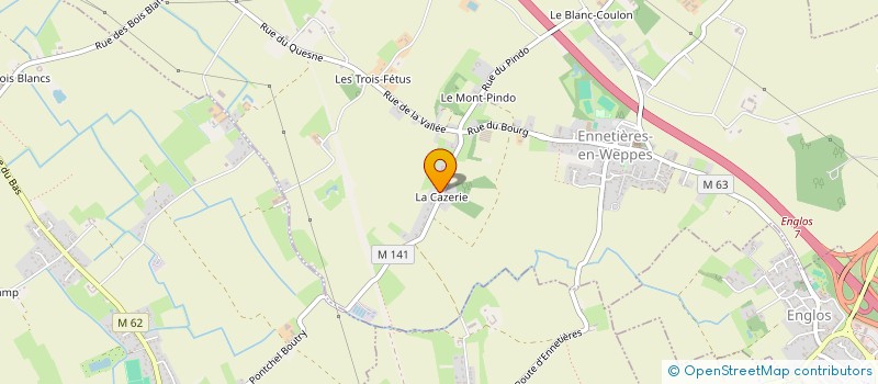 localisation de l'entreprise IPSUM  ENNETIERES-EN-WEPPES