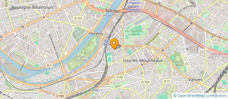 localisation de l'entreprise IPSUM à ISSY-LES-MOULINEAUX