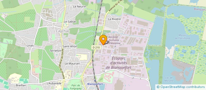 localisation de l'entreprise IPSUM EXPORT à BLANQUEFORT