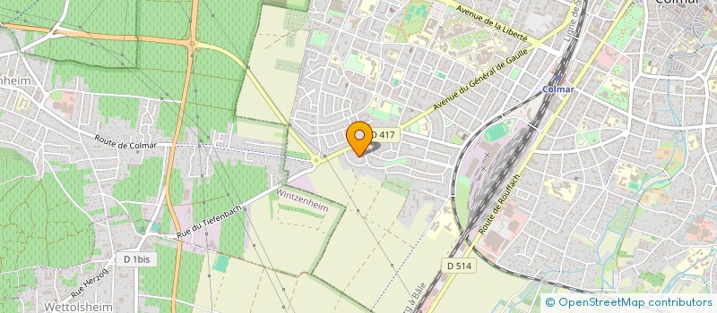 localisation de l'entreprise IPSUM INGENIERIE à COLMAR
