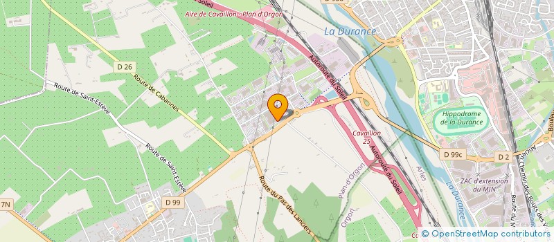 localisation de l'entreprise IPSUMEDIA  CAUMONT-SUR-DURANCE