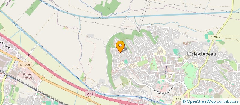 localisation de l'entreprise IPV NOUARI  L'ISLE-D'ABEAU