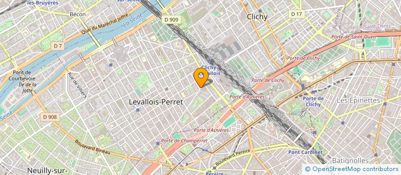 localisation de l'entreprise IPWAY à LEVALLOIS-PERRET