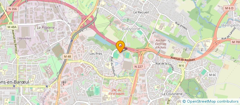 localisation de l'entreprise IQ CONCEPT SAS  VILLENEUVE-D'ASCQ