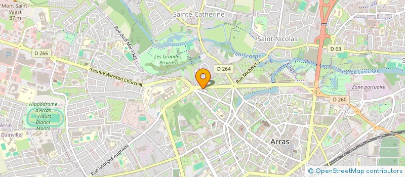 localisation de l'entreprise IQ PEINT à ARRAS