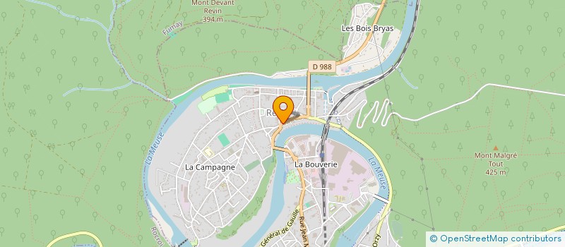 localisation de l'entreprise IQ TELECOM à REVIN