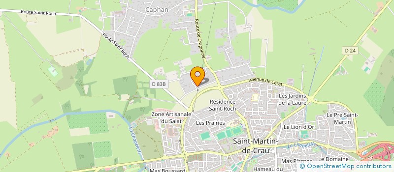 localisation de l'entreprise IQA3 à SAINT-MARTIN-DE-CRAU