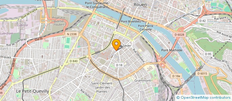 localisation de l'entreprise IQRA SAS à ROUEN