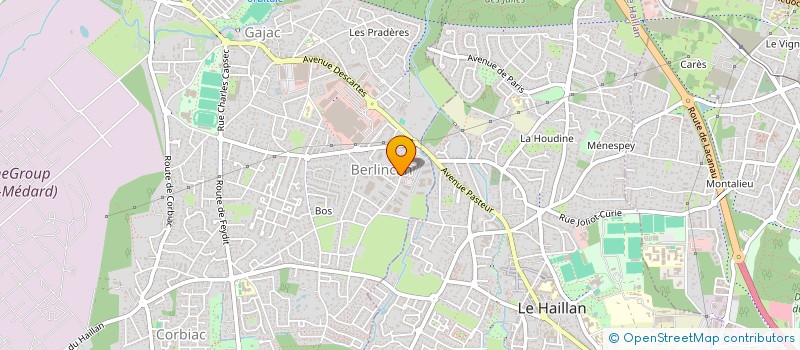 localisation de l'entreprise IQSC à SAINT-MEDARD-EN-JALLES