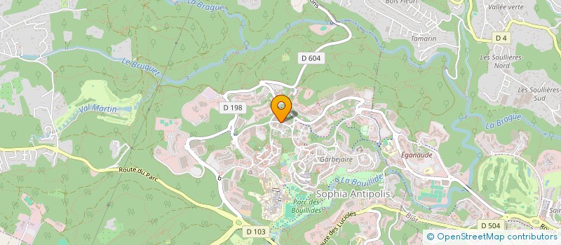 localisation de l'entreprise IQSIM à VALBONNE
